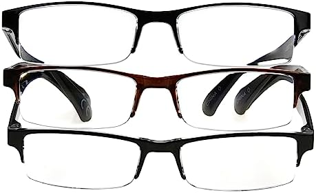 Foster Grant mens Pete Rectangular Reading Glasses