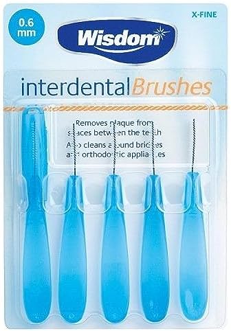 Wisdom Interdental Toothbrushes x5 0.6mm X-fine