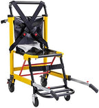 LINE2design-USA-EMS Mobility Chair-70002-Y Medical Emergency Patient Transfer - 4-Wheel Evacuation Chair - Load Capacity: 400 lb - Yellow. NO Tracks. Manual Chair.