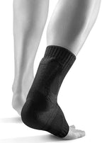 Bauerfeind Sports Achilles Support - Relieves the achilles tendon while running, jumping, and moving - All Black, Medium