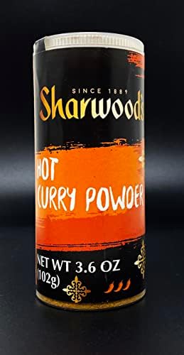 Sharwoods Hot Curry Powder 3.6 oz - Pack of 6