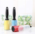 SKUZA Cleaning Brush,Sticky Silicone Dust Wiper Remover Cats Dog Clothes Tousle Remover Reusable Washable Bed Hair Cleaning Brush (Color : Red) (Color : Red)