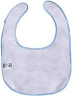 Littleforbig Cotton Waterproof Adult Babydoll Bib with Adjustable Hook-and-Loop Fastener Closure Printed 2 Packs - Zoo Animals and Cherry Adult Bibs
