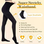 Medical Compression Pantyhose for Women Men, 20-30 mmHg Graduated Compression Tights, Closed Toe Compression Stockings, Support Hose, High Waist Compression Leggings for Varicose Veins, Edema