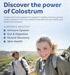 Bovine Colostrum for Women - Colostrum Supplement with 1,000mg per Serving and 30% IgG Immunoglobulins from First Milking - Low Heat Processed for Maximum Potency Non-GMO & Made in the US (2 Month)