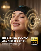 Sleep Headphones Bluetooth 5.4 Headband, Wireless Sleep Headphones with Ultra-Thin HD Stereo Speakers for Side Sleepers, Sweatproof Sports Headband for Workout Yoga Running Cool Gadget Unique Gifts