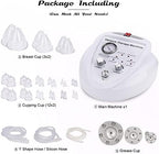 Vacuum Therapy Cupping Machine with 30 Cups and 3 Metal Gua Sha Handles for Salon SPA, Body, Back, Face Massage Care