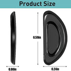 Eyeglass Nose Pads-Upgraded Soft Silicone Adhesive Glasses Nose Pad, Anti-Slip Nose Pads for Glasses Full Plastic Frames Sunglasses (5 Clear Pairs)