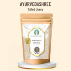AYURVEDASHREE Whole Jeera Safed 50Gm, Jeera, White Cumin, Cumin,Cuminum cyminum, 100% Natural, NON-GMO, Gluten Free, Spice, Indian Jeera, cooking.