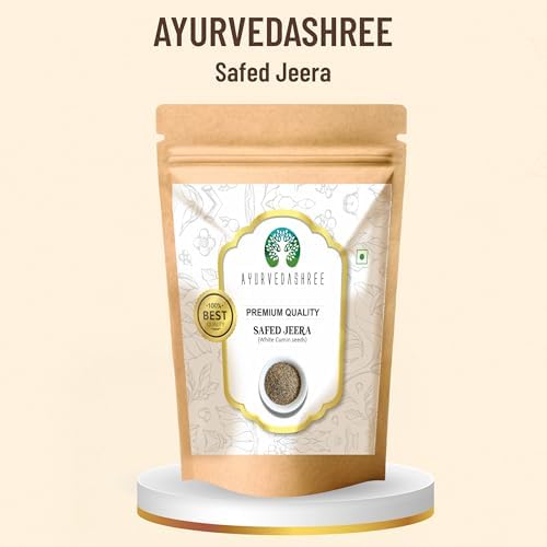AYURVEDASHREE Whole Jeera Safed 200Gm, Jeera, White Cumin, Cumin,Cuminum cyminum, 100% Natural, NON-GMO, Gluten Free, Spice, Indian Jeera, cooking