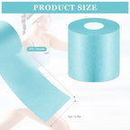 Nuanchu 30 Yards Pre-wrap Athletic Tape Pre Wrap Athletic Foam Underwrap Tape Foam Underwrap Bandage for Hair Soccer Sports Wrists Elbows Knees Ankles 2.76 Inches(Turquoise)