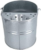 13L Galvanised Metal Mop Bucket Metal Kitchen Bathroom Home Floor Cleaning