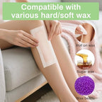 150 Non Woven Wax Strips - 2.7x7.8" Large Wax Paper Sheets For Waxing Sugar Soft Hard Beads Hair Removal Bikini Eyebrow Lip Armpit Leg Face Body Women Men Home Esthetician Essentials Supplies