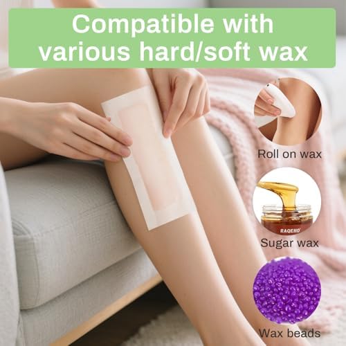 150 Non Woven Wax Strips - 2.7x7.8" Large Wax Paper Sheets For Waxing Sugar Soft Hard Beads Hair Removal Bikini Eyebrow Lip Armpit Leg Face Body Women Men Home Esthetician Essentials Supplies