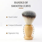 Shaving Cream Brushes for Men,Badger Hair Synthetic Shave Brush with Wooden Handle