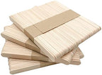 KTOJOY 200 Pcs Craft Sticks Ice Cream Sticks Natural Wood Popsicle Craft Sticks 4.5 inch Length Treat Sticks Ice Pop Sticks for DIY Crafts