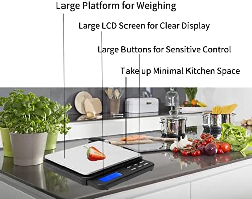Weighing Scale 1000g/0.01g High Digital Mini Scale,Kitchen Scale Electric Scale,for Kitchens, Laboratories,etc(Black)