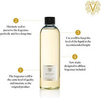 Dr. Vranjes - Ambra 500 ml Refill + Double Pack of White Sticks (3 pieces bundle) - Luxury Home Fragrance, Made in Italy, Amber, Patchouli, Sandalwood