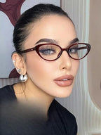 Women's Blue Light Blocking Glasses Casual Cat Eye Frame Reading Glasses For Everyday Use And Travel Accessories