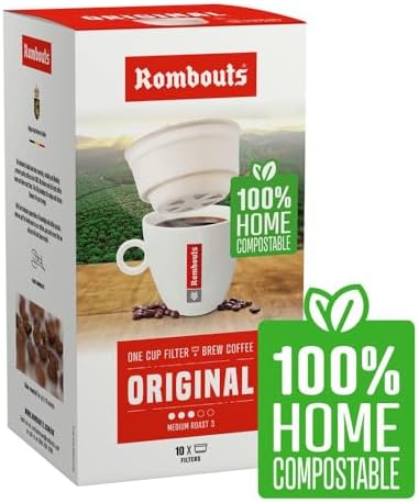 Rombouts One Cup Filter the Original Coffee blend, Pack of 4 x 10-40 servings total