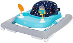 Smart Steps Trend Activity Walker and Entertainer with Removeable Toys, Large Tray, Cup Holder, Adjustable Height and Flat Fold Frame for Storage, Ages 6 Months +, Space Walk Navy