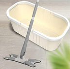 Long Plastic Rectangular Handy Baskets/Mop Buckets (Noncollapsible Buckets 03 - Ivory)