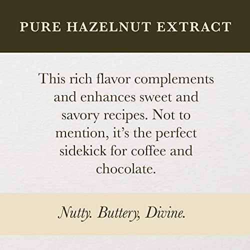 Cook's, Pure Hazelnut Flavor, Perfect for Baking and Cooking, Certified Kosher, Gluten Free, Allergen Free, Vegan, 8 oz