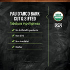 Frontier Co-op Pau d'Arco Bark, Cut & Sifted, Kosher, Non-irradiated | Bulk Bag | Tabebuia impetiginosa (Mart. ex DC.) | 16 Ounce (Pack of 1)