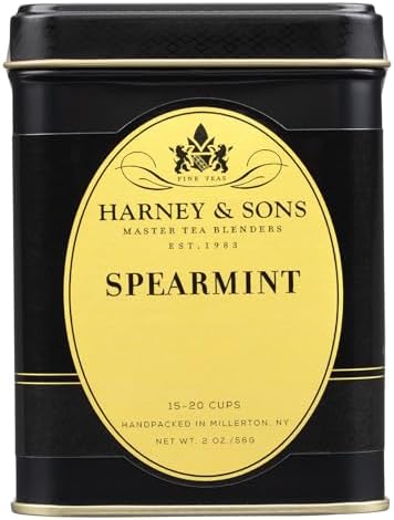 Harney & Sons Spearmint Herbal Tea | Loose 2 ounce tin