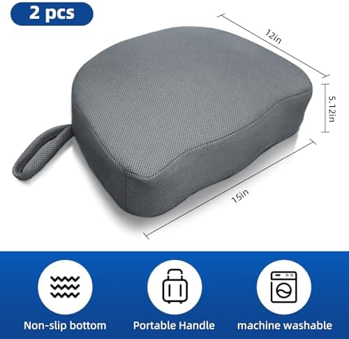 Hot Tub Booster Seat for Adults, Quick-Drying Portable Cushion with Weighted Module for Quick Sinking, Suitable for Hot Tub Booster Seat, Inflatable Hot Tub, Pool (1 Pack Gray)