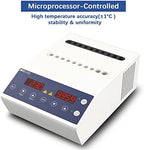 ONiLAB Gel Heating Machine with Heating and Fan Cooling Modes,4x5ml,16x 1ml-2.5ml Holes, PRP PPP Gel Maker Heater with Timer 0-99min59s or Continuous Mode, 2 Stored Programs,10-90℃,260W,110V
