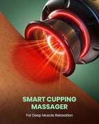 [4 Pack] 5-in-1 Smart Dynamic Cupping Set, Electric Cupping Device with Red Light, Heated Cupping Massager with 12-Level Suction & Heat, Cupping Machine for Pain Relief, Muscle Soreness, Knots, Aches