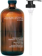 Pumpkin Seed Oil 16 fl oz (Glass Bottle) - USDA Organic Cold Pressed - 100% Pure and Natural - Hexane Free, Phthalate Free - Skin, Hair, Body, Massage Oil