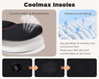 House Slippers for Woman with Arch Support Coolmax® Breathable Comfy Memory Foam Slippers for Women Indoor and Outdoor Bedroom Slip On Shoes Moisture-wicking