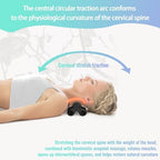 Occipital Release Tool Trigger Point Massage Tool Neck Massage Cervical Neck Manual Back Massager for Pain Relief Deep Tissue Home Use Suitable The Whole Body