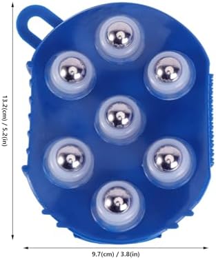 GLEAVI Palm-Shaped Cellulite Massager Gloves with 7 Metal Roller Balls 3-Pack Body Massage Roller for Muscle Pain Relief and Full Body Relaxation
