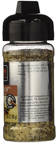 Weber Steak 'N Chop Seasoning, 3.00 Ounces, Pack of 2