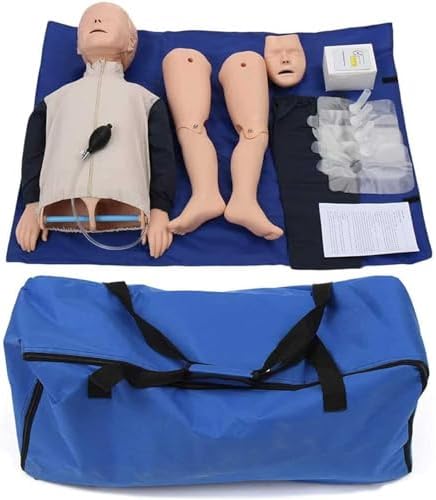 Medical Children CPR Training Manikin,Full Body CPR First Aid Training Dummy Simulator Manikin Patient Care Mannequin for Classroom or Research Centers Nursing Practice