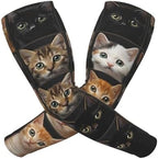 Cute Kitten Cats Paw Sun Protection Arm Sleeves For Men Women Sports Outdoor Protector Cover