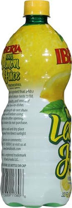 Iberia 100% Lemon Juice, 32 Ounce (Pack of 3)