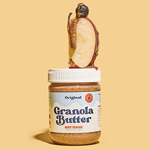 Oat Haus Cinnamon Graham Original Granola Butter | Peanut-free, Almond (Tree-Nut) Free, & School-Safe (Top 8 Allergen Free) | Sunflower Seed & Cookie Butter Alternative | 12 oz (1 Jar)