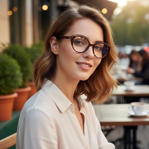 willochra Retro Women Photochromic Progressive Multifocus Transition Reading Glasses Cat Eye Multifocal Readers