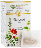 Celebration Herbals Teabags Herbal Tea Burdock Root Organic - 24 Herbal Tea Bags
