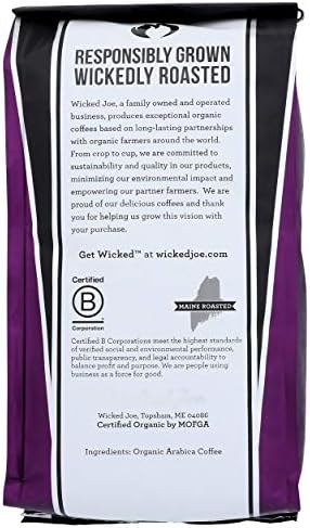 Wicked Joe Coffee Sumatra Whole Bean, 12 oz, 0.88 Pound