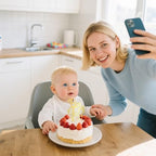 1 Pcs Gold Boy or Girl Cake Topper - Mirror Acrylic Gender Reveal Cake Decoration for Baby Shower & Birthday Party Decoration