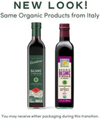Bionaturae Vinegar Balsamic - Organic Balsamic Vinegar, Modena Balsamic Vinegar, Acidity 6%, USDA Certified Organic, Recyclable Glass, 100% Authentic Italian Balsamic Vinegar - 17 Fl Oz
