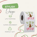 Christmas Toilet Paper Roll Ho Ho Ho I Gotta Go - Funny Toilet Paper, Funny Merry Christmas Novelty Gifts, Perfect for White Elephant and Holiday Parties - Santa, Xmas, Grinch and Holiday Gag Gifts