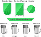 Biodegradable Trash Bags 4-6 Gallon, 100 Counts, Extra Thick Small Trash Bag Recycling Garbage Bags For Kitchen Bathroom Yard Office Wastebasket Car