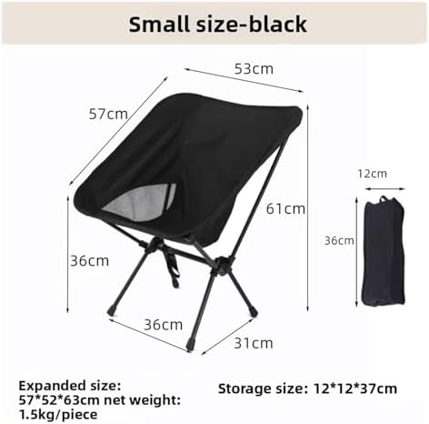Folding Lounge Chair Outdoor Camping Fishing Camping Sturdy Portable Detachable Leisure Fishing Chair Outdoor Furniture(Frog feet Black)