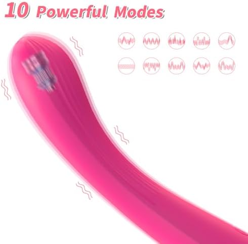 10 Modes Settings Available ，Handheld Electric Back Massager，Quiet Massagers to Relief Back Muscle Tension and Promote Relaxation MRR10121